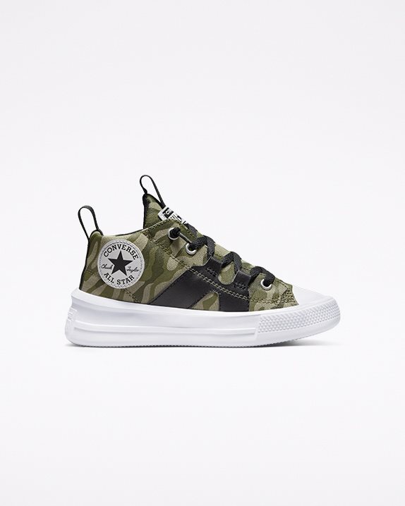 Chuck Taylor All Star Ultra 2.0 Camo Junior Mid Light Field Surplus - Click Image to Close