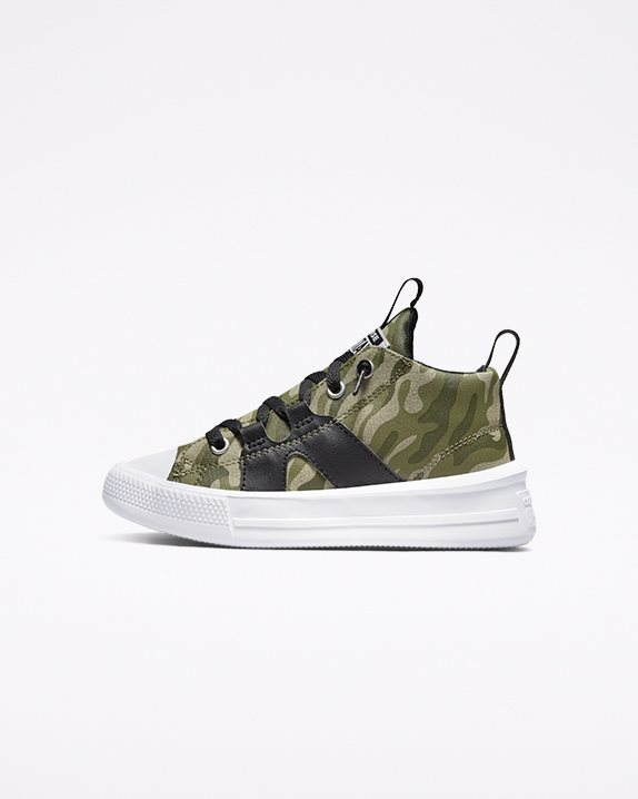 Chuck Taylor All Star Ultra 2.0 Camo Junior Mid Light Field Surplus - Click Image to Close