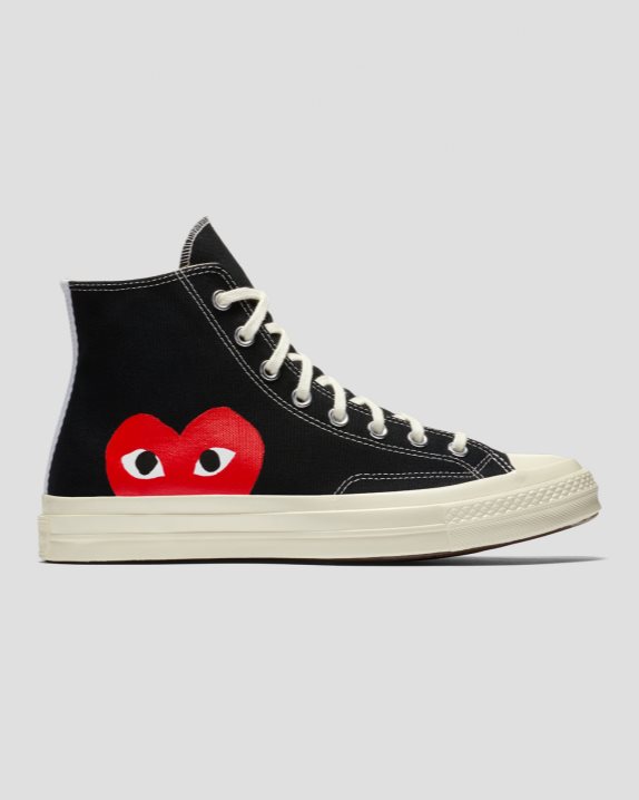 Unisex Converse X Comme des Gar?ons Chuck 70 Play High Top Black