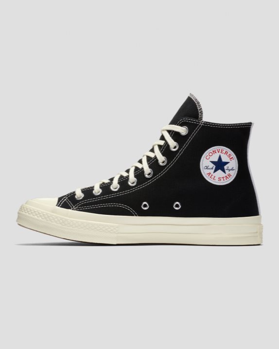 Unisex Converse X Comme des Gar?ons Chuck 70 Play High Top Black