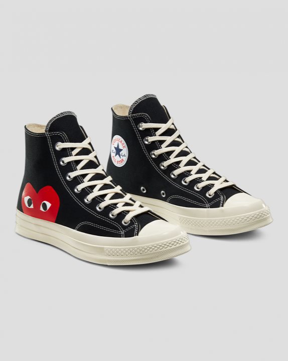 Unisex Converse X Comme des Gar?ons Chuck 70 Play High Top Black