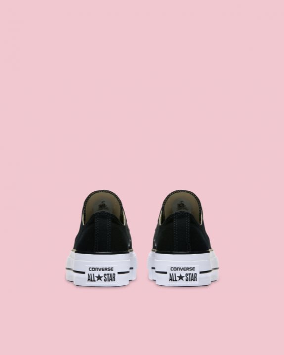 Womens Converse Chuck Taylor All Star Canvas Lift Low Top Black