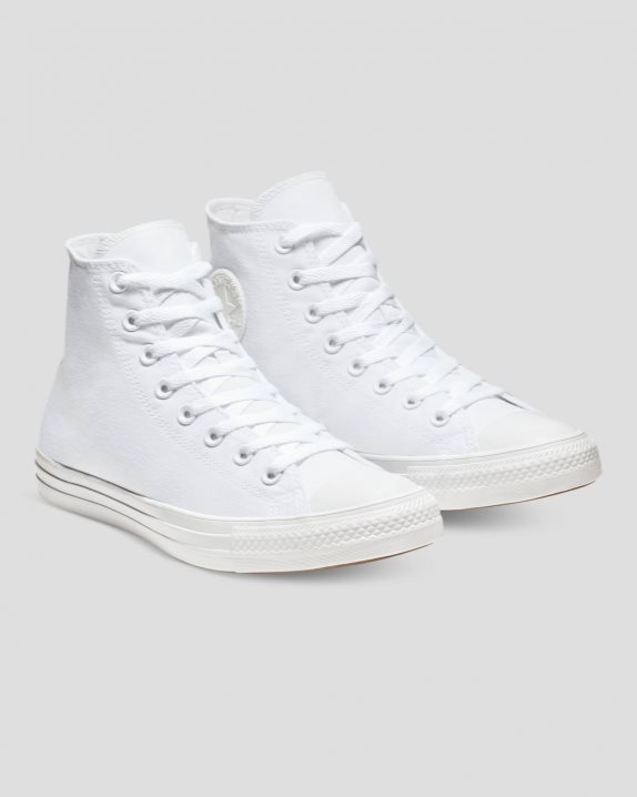 Unisex Converse Chuck Taylor All Star Classic Colour High Top White Mono