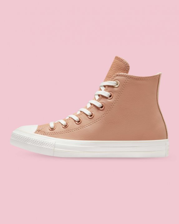 Womens Converse Chuck Taylor All Star Future Utility Leather High Top Vachetta Beige - Click Image to Close