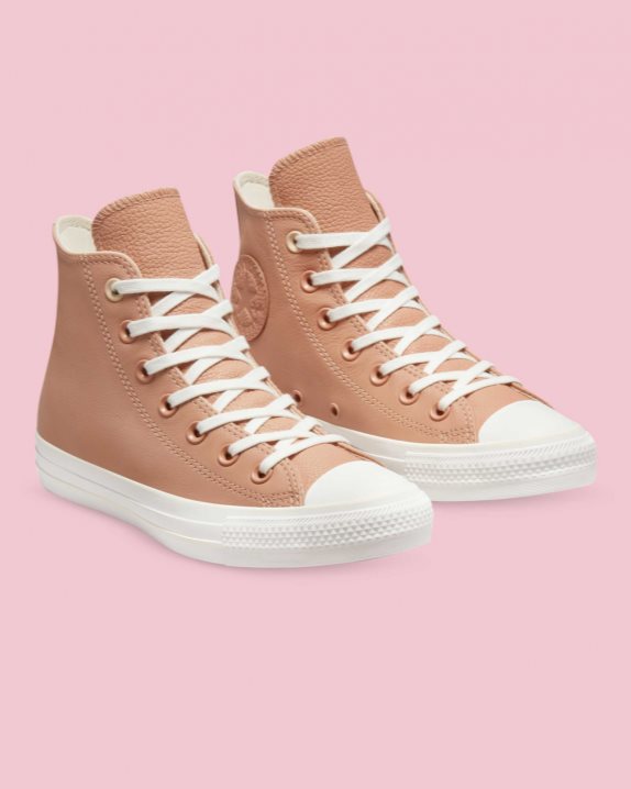 Womens Converse Chuck Taylor All Star Future Utility Leather High Top Vachetta Beige - Click Image to Close