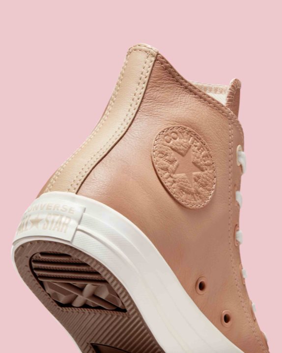 Womens Converse Chuck Taylor All Star Future Utility Leather High Top Vachetta Beige - Click Image to Close