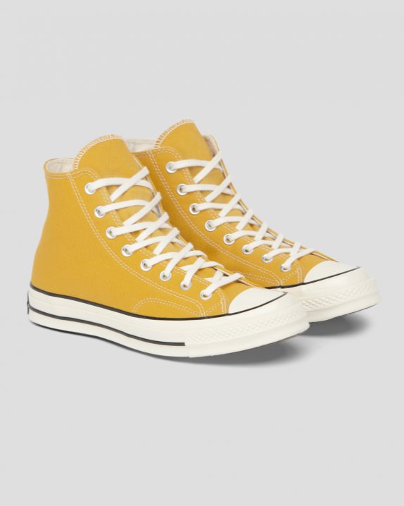 Unisex Converse Chuck 70 Vintage Canvas High Top Sunflower Yellow - Click Image to Close