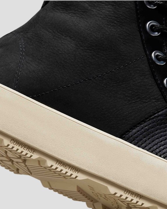 Unisex Converse Chuck 70 Waterproof Nubuck Leather High Top Black