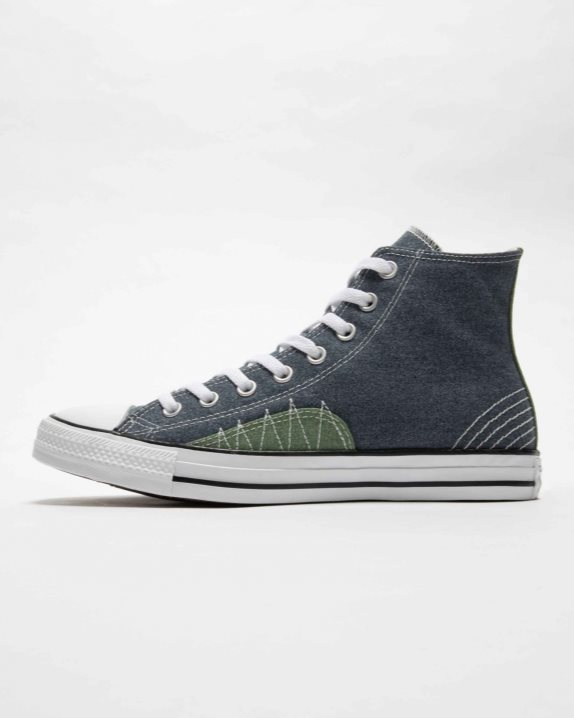 Unisex Converse Chuck Taylor All Star Stitched Recycled Canvas High Top Midnight Navy