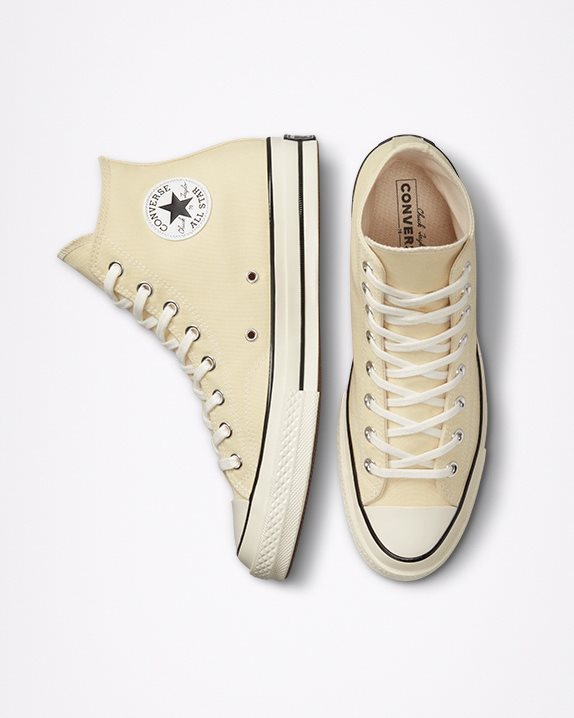 Unisex Converse Chuck 70 No Waste Canvas High Top Lemon Drop - Click Image to Close