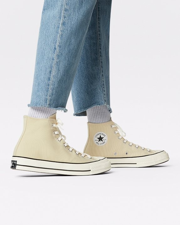 Unisex Converse Chuck 70 No Waste Canvas High Top Lemon Drop