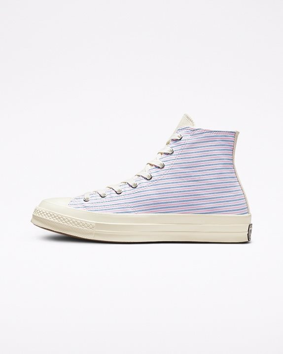 Unisex Converse Chuck 70 Beyond Retro Striped High Top Egret