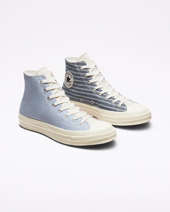 Unisex Converse Chuck 70 Beyond Retro Striped High Top Egret