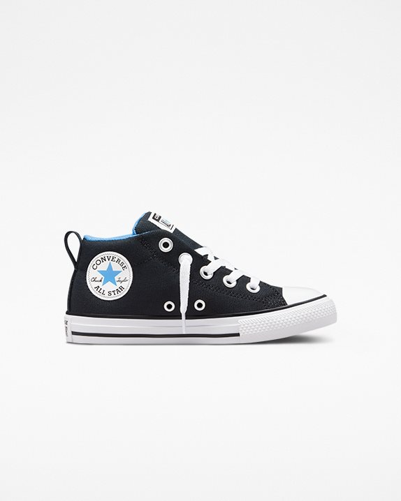 Chuck Taylor All Star Street Seasonal Junior Mid Black - Click Image to Close