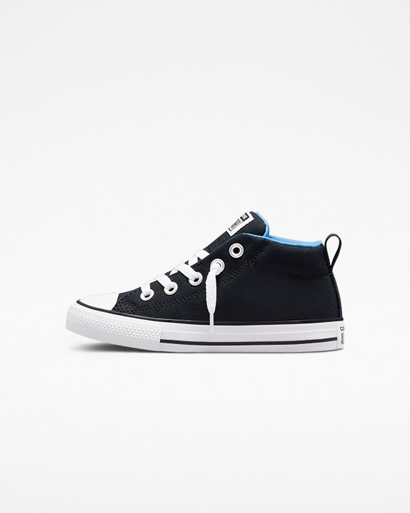 Chuck Taylor All Star Street Seasonal Junior Mid Black - Click Image to Close