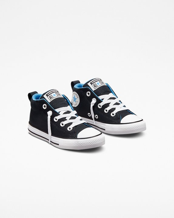 Chuck Taylor All Star Street Seasonal Junior Mid Black - Click Image to Close