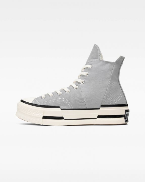 Unisex Converse Chuck 70 Plus Trance Foam High Top Ash Stone - Click Image to Close