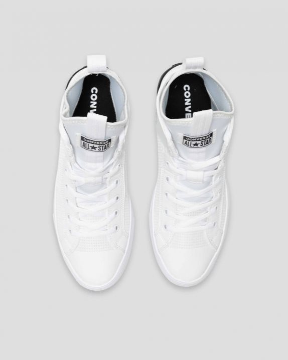 Unisex Converse Chuck Taylor All Star Ultra Mid White - Click Image to Close
