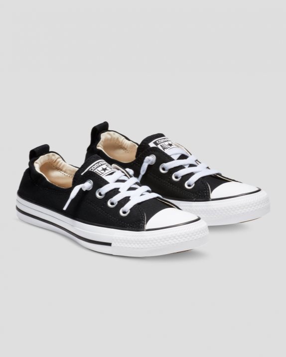 Womens Converse Chuck Taylor All Star Shoreline Slip Black - Click Image to Close