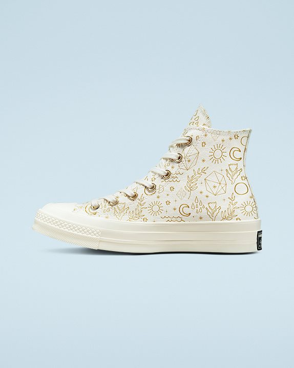 Womens Converse Chuck 70 Festival Golden Mind High Top Egret