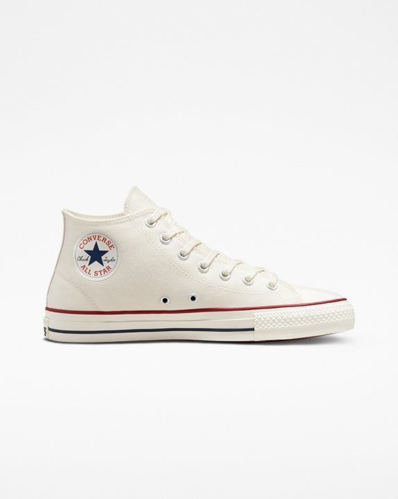 Unisex CONS Chuck Taylor All Star Pro Cut Off Mid Egret - Click Image to Close