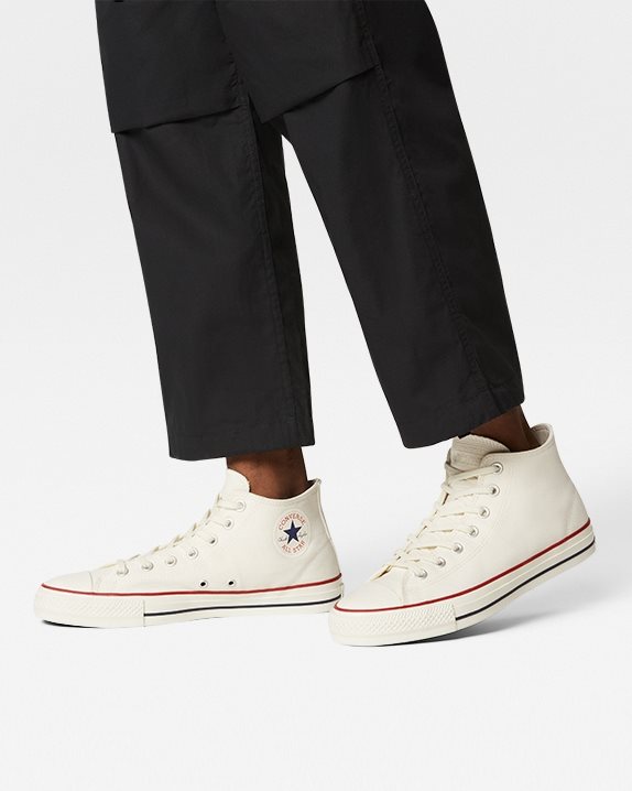 Unisex CONS Chuck Taylor All Star Pro Cut Off Mid Egret - Click Image to Close