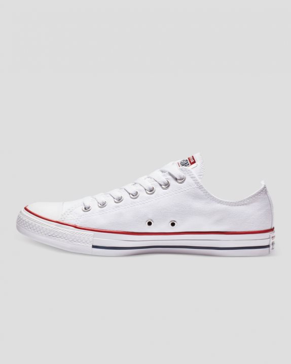 Unisex Converse Chuck Taylor All Star Classic Colour Low Top White - Click Image to Close