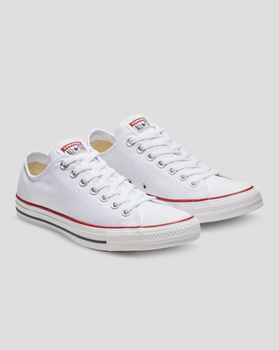 Unisex Converse Chuck Taylor All Star Classic Colour Low Top White - Click Image to Close