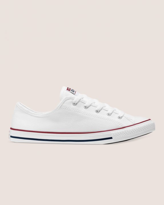 Womens Converse Chuck Taylor All Star Dainty Basic Canvas Low Top White