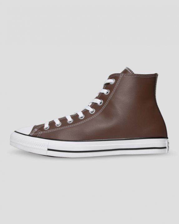 Unisex Converse Chuck Taylor All Star Faux Leather High Top Brazil Nut