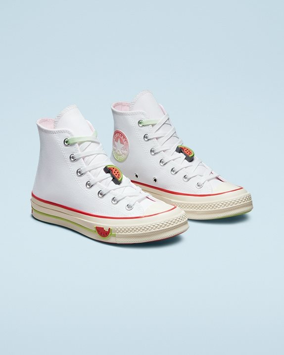 Unisex Converse Chuck 70 Summer Fruit High Top White