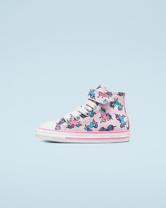 Chuck Taylor All Star 1V Unicorn Toddler High Top Pink Foam - Click Image to Close