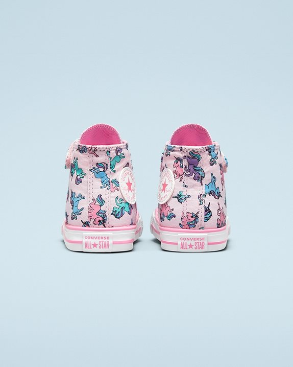 Chuck Taylor All Star 1V Unicorn Toddler High Top Pink Foam - Click Image to Close