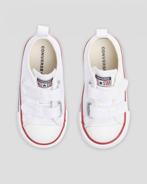 Chuck Taylor All Star 2V Toddler Low Top White - Click Image to Close