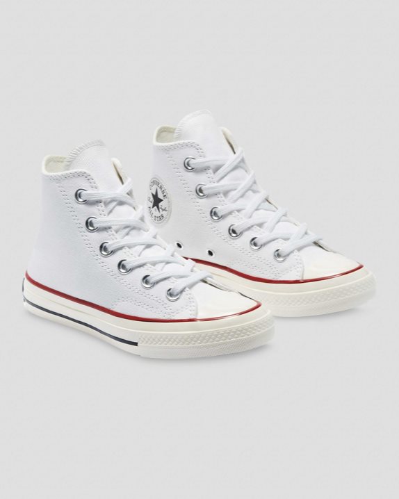 Chuck 70 Vintage Canvas Junior High Top White