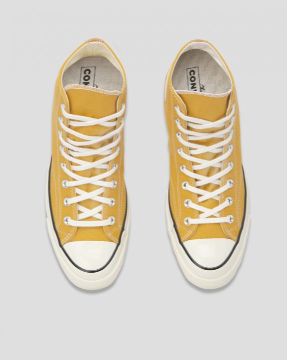 Unisex Converse Chuck 70 Vintage Canvas High Top Sunflower Yellow - Click Image to Close