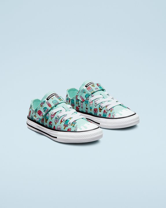 Chuck Taylor All Star Sweet Scoops Junior 1V Low Top Light Dew - Click Image to Close