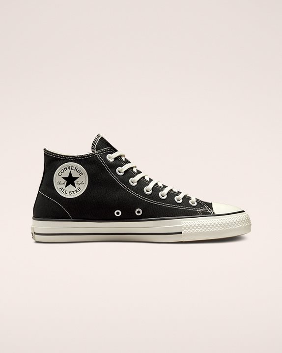 Unisex CONS Chuck Taylor All Star Pro Cut Off Mid Black - Click Image to Close