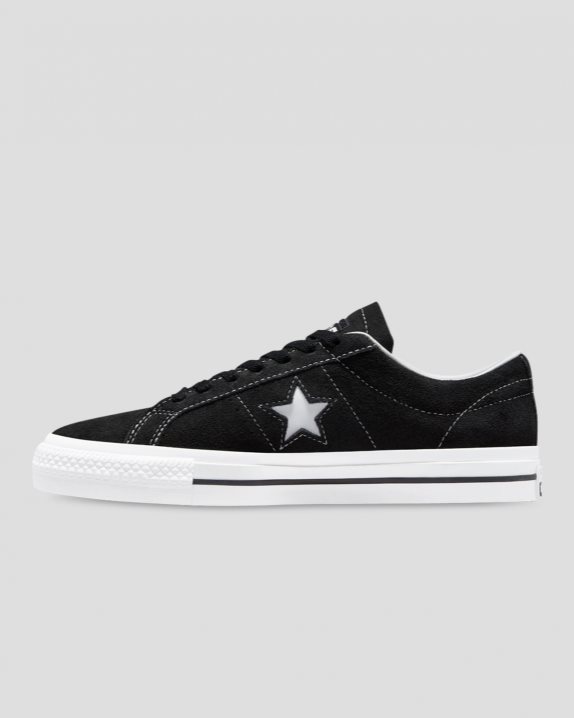 Unisex Converse CONS One Star Pro Suede Low Top Black