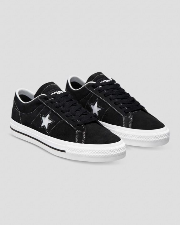 Unisex Converse CONS One Star Pro Suede Low Top Black