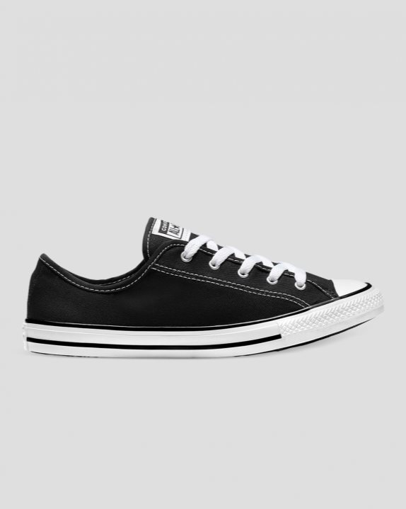 Womens Converse Chuck Taylor All Star Dainty Basic Canvas Low Top Black