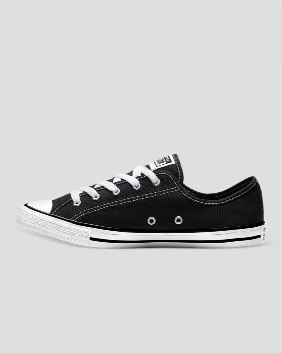 Womens Converse Chuck Taylor All Star Dainty Basic Canvas Low Top Black