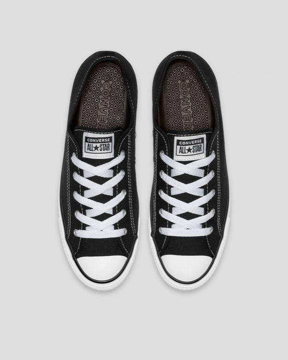 Womens Converse Chuck Taylor All Star Dainty Basic Canvas Low Top Black