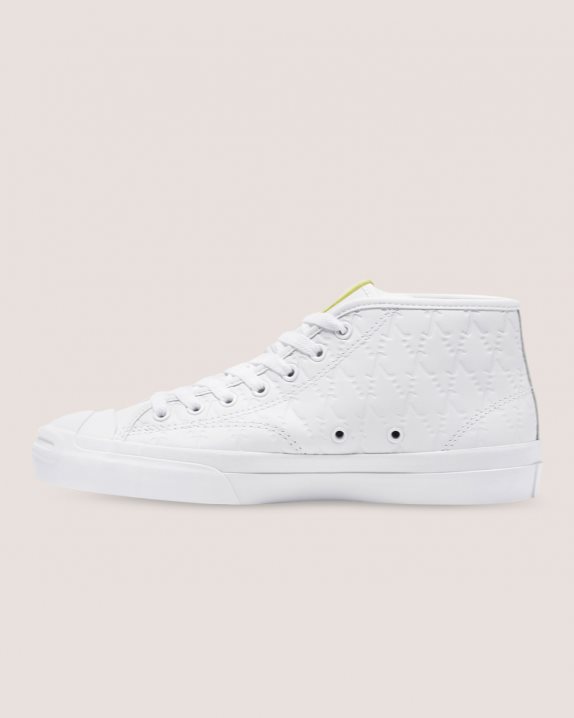 Unisex Converse X Alexis Sablone Pride Jack Purcell Pro Mid White