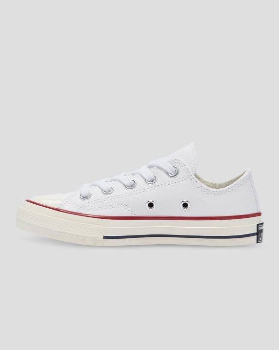 Chuck 70 Vintage Canvas Junior Low Top White - Click Image to Close