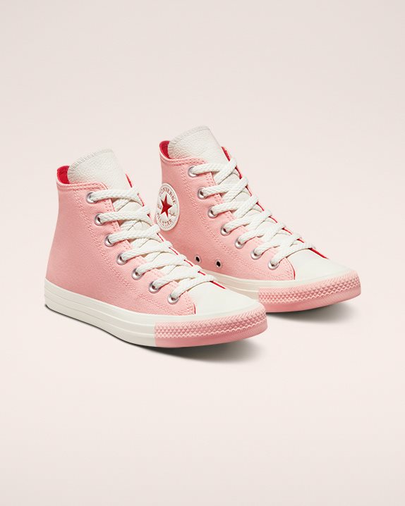 Womens Converse Chuck Taylor All Star Trance Form High Top Bleached Coral - Click Image to Close