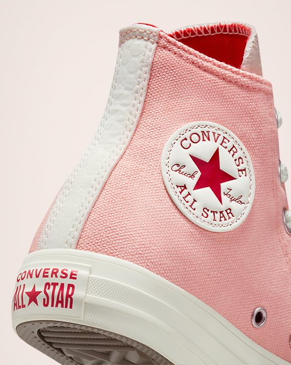 Womens Converse Chuck Taylor All Star Trance Form High Top Bleached Coral - Click Image to Close