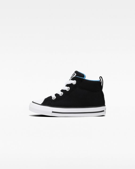 Chuck Taylor All Star Street Easy On Toddler Mid Black - Click Image to Close