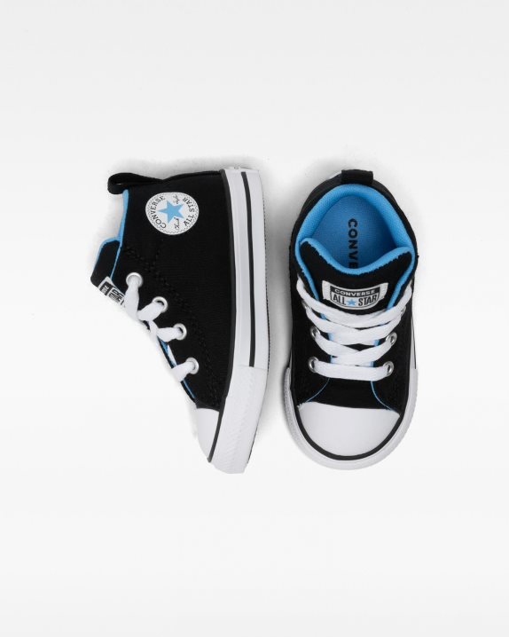 Chuck Taylor All Star Street Easy On Toddler Mid Black - Click Image to Close