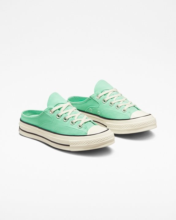 Unisex Converse Chuck 70 Mule Seasonal Mule Slip Prism Green - Click Image to Close